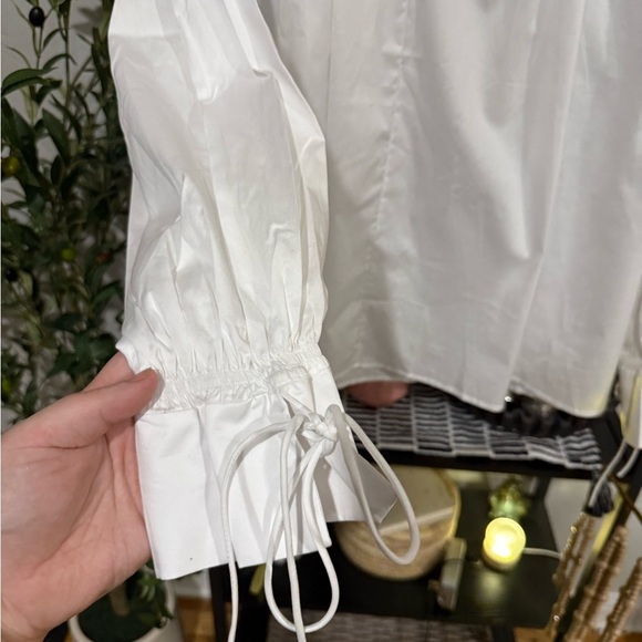 plus size Harshman Audrey Popover Blouse 100% cotton 3x blouse - Picture 8 of 16